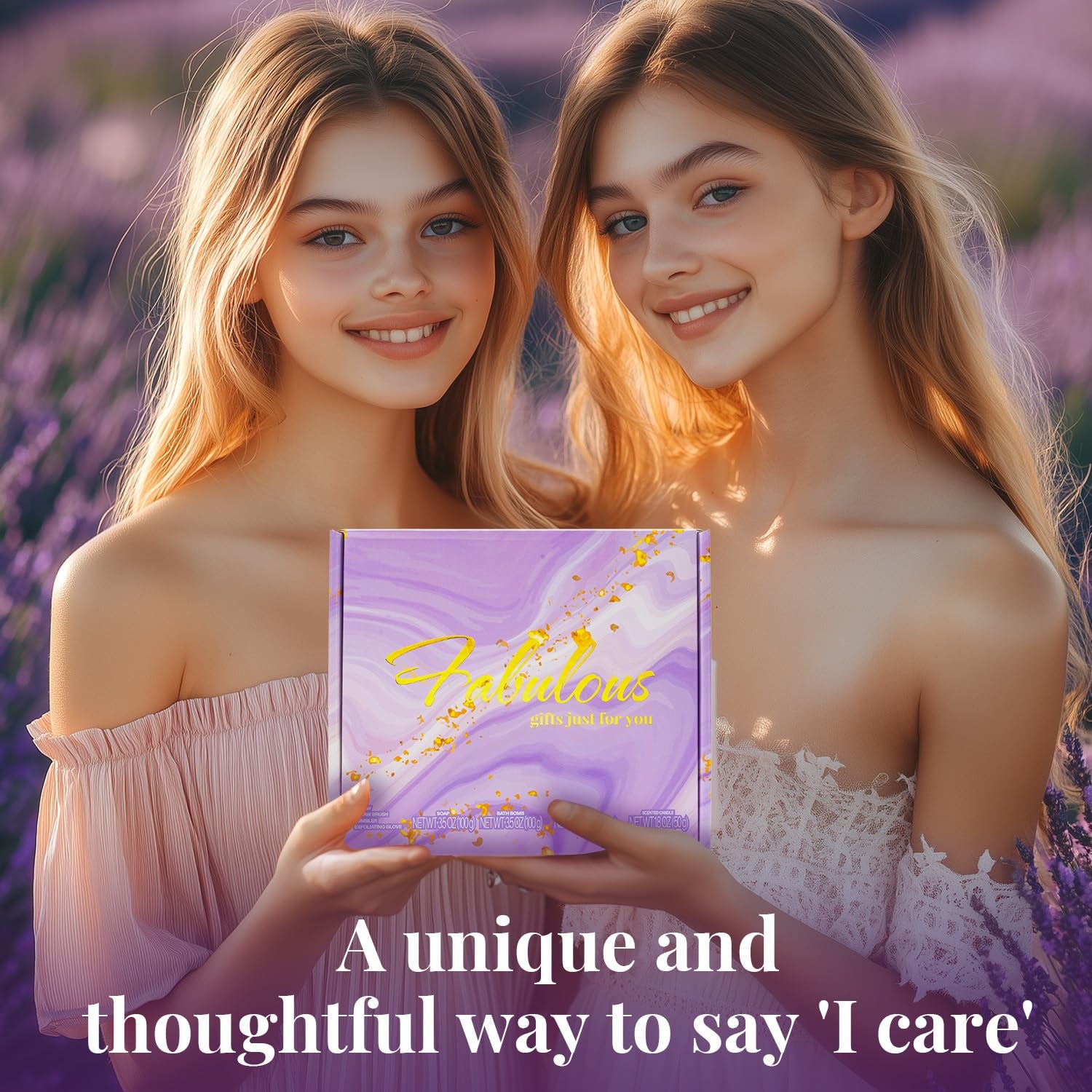 Indulge in Serenity: 8-Piece Lavender Bath and Body Gift Set with Stylish 20oz Tumbler - Perfect Get Well Soon & Birthday Surprise for Women!