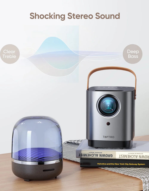 Load image into Gallery viewer, 5G Wifi Bluetooth Projector, Latest Dust-Proof Outdoor Portable Projector, 1080P Supported, 15000 Lumen, 4D/4P Keystone
