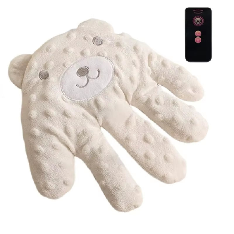 Soothing Baby Sleep Aid Pillow - Calming Remote Control Hand Palms for Infants and Toddlers