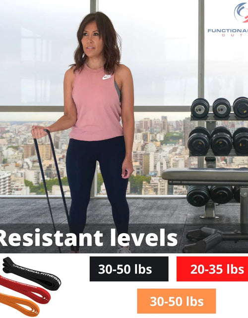 Load image into Gallery viewer, Pull up Assistance and Resistance Bands, Set of 3 Exercise Bands
