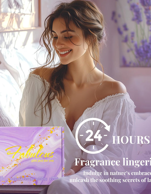 Load image into Gallery viewer, Indulge in Serenity: 8-Piece Lavender Bath and Body Gift Set with Stylish 20oz Tumbler - Perfect Get Well Soon &amp; Birthday Surprise for Women!
