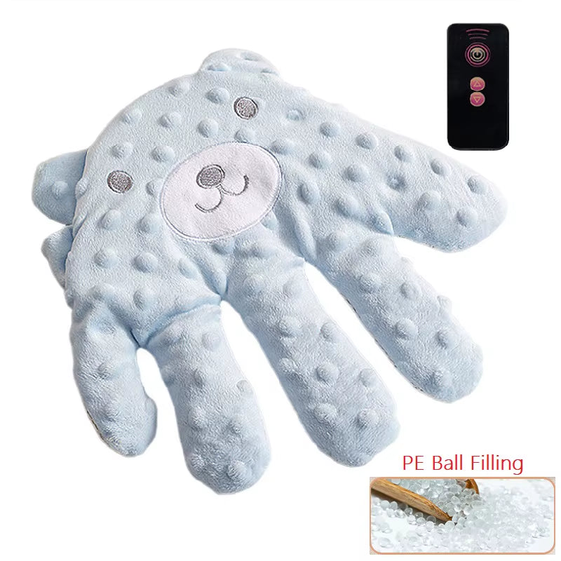 Soothing Baby Sleep Aid Pillow - Calming Remote Control Hand Palms for Infants and Toddlers