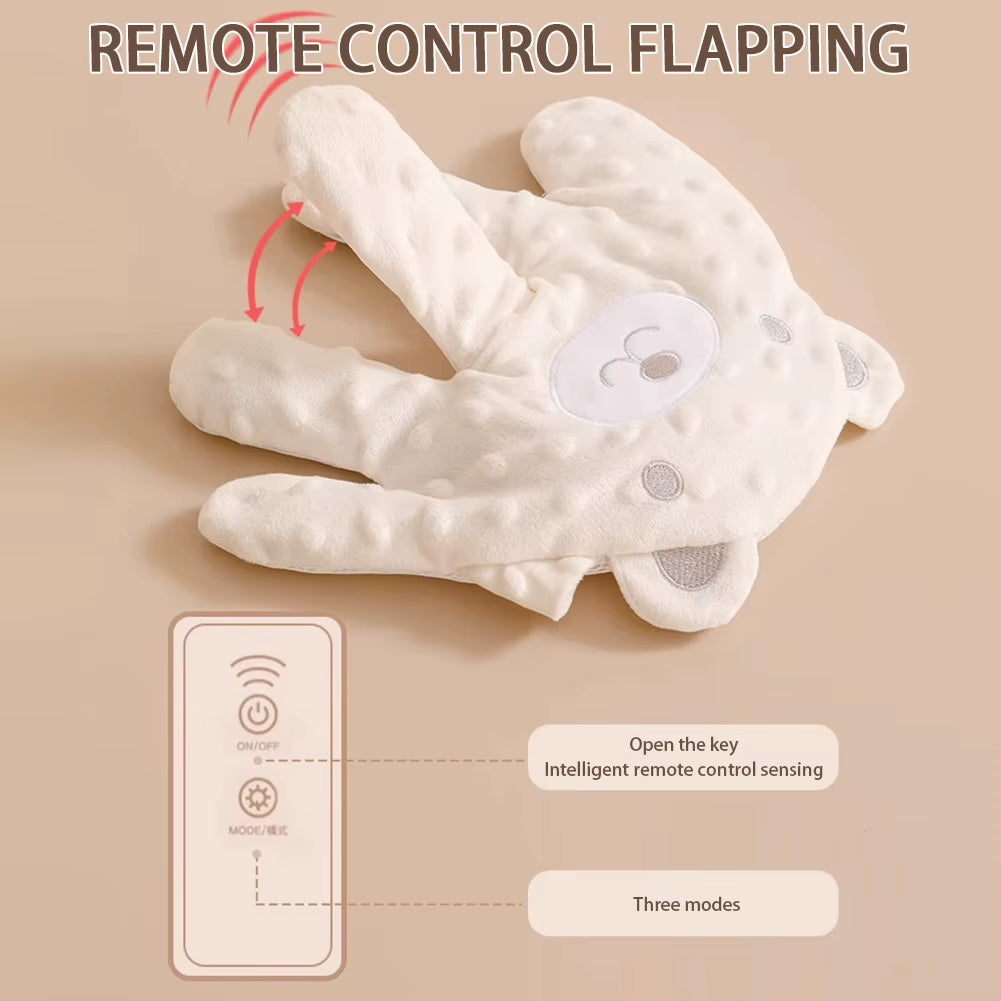 Soothing Baby Sleep Aid Pillow - Calming Remote Control Hand Palms for Infants and Toddlers