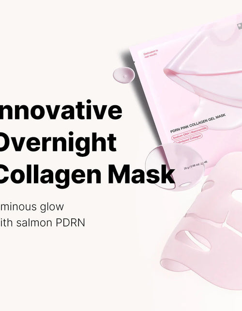 Load image into Gallery viewer, Overnight Collagen Mask Salmon DNA PDRN Face Mask for Glass Glow Skin Elasticity Hydrating Firming Smooth Korean Skincare
