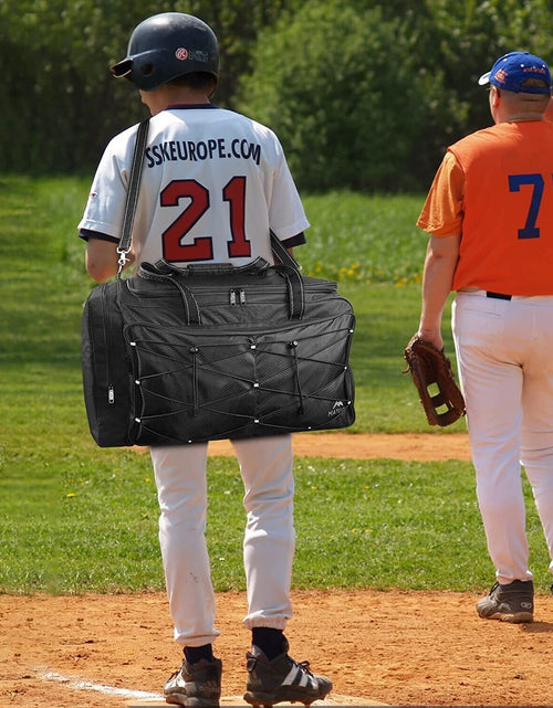 Load image into Gallery viewer, Baseball Softball Bag Extra Large Catchers Gear Duffle Bag Vented Shoes
