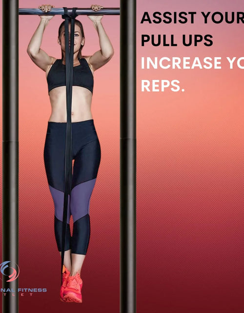 Load image into Gallery viewer, Pull up Assistance and Resistance Bands, Set of 3 Exercise Bands
