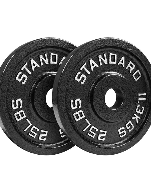 Load image into Gallery viewer, Steel Olympic Plates 175Lb Set - Olympic Standard Premium Coated 2.5Lb, 5Lb, 10Lb, 25Lb, 45Lb Pairs for Weight Lifting Powerlifting
