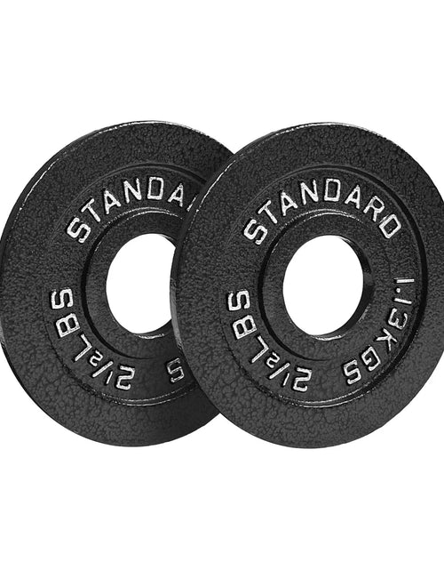 Load image into Gallery viewer, Steel Olympic Plates 175Lb Set - Olympic Standard Premium Coated 2.5Lb, 5Lb, 10Lb, 25Lb, 45Lb Pairs for Weight Lifting Powerlifting
