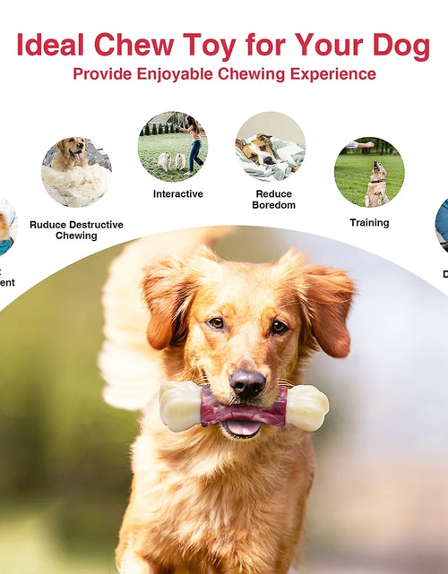 Load image into Gallery viewer, Large Dog Toys for Aggressive Chewers, Dog Toys for Large Dogs, Tough Dog Bone Chew Toys for Medium/ Large Dogs, Toothbrush Dog Toys for Aggressive Chewers Large Breed
