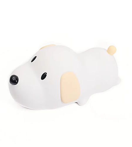 Cute Puppy Dog Touch Senor Night Light Silicone Dimmable Atmosphere Lamp Children Kids Holiday Gift Sleeping Bedroom Night Lamps