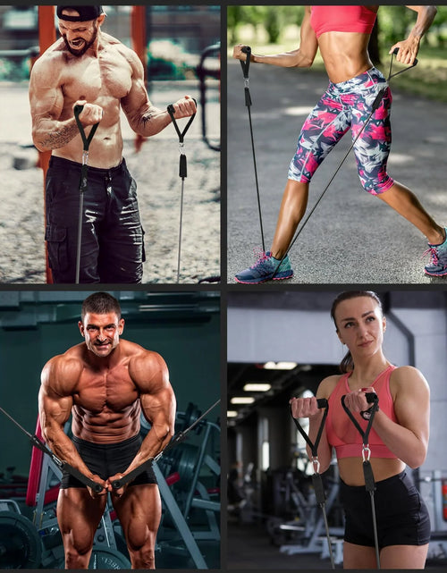 Load image into Gallery viewer, Resistance Bands Set, 270 Lbs Heavy Exercise Resistance Bands with Handles Door Anchor for Muscle Training Stretching Workout Bands for Home Gym
