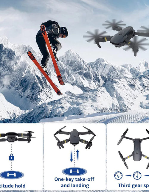Load image into Gallery viewer, Drone with Camera 4K, Drones for Adults, Wifi FPV RC Quadcopter with Multiple Flight Modes, 3D Flip Foldable Mini Drones Toys Gifts for Kids Beginners, Headless Mode, One Key Start Mode
