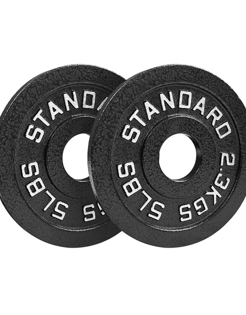 Load image into Gallery viewer, Steel Olympic Plates 175Lb Set - Olympic Standard Premium Coated 2.5Lb, 5Lb, 10Lb, 25Lb, 45Lb Pairs for Weight Lifting Powerlifting
