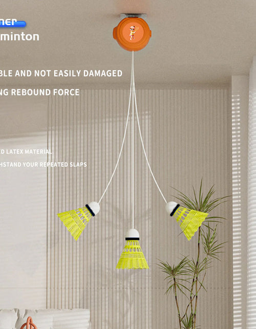 Load image into Gallery viewer, Single-Player Badminton Trainer Self-Study Badminton Rebounds Device for Badminton Beginners and Amateurs
