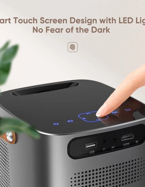 Load image into Gallery viewer, 5G Wifi Bluetooth Projector, Latest Dust-Proof Outdoor Portable Projector, 1080P Supported, 15000 Lumen, 4D/4P Keystone
