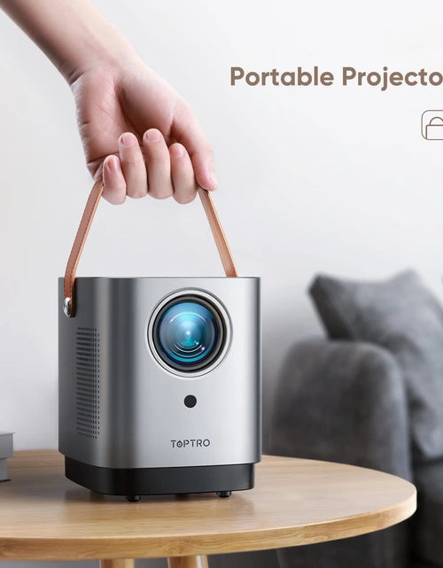 Load image into Gallery viewer, 5G Wifi Bluetooth Projector, Latest Dust-Proof Outdoor Portable Projector, 1080P Supported, 15000 Lumen, 4D/4P Keystone
