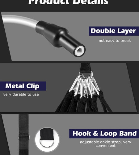 Resistance Bands Set, 270 Lbs Heavy Exercise Resistance Bands with Handles Door Anchor for Muscle Training Stretching Workout Bands for Home Gym