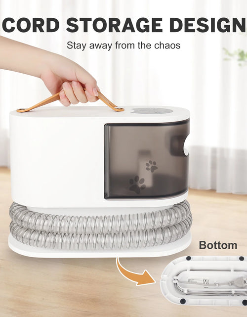 Load image into Gallery viewer, 2L Dog Grooming Kit Pet Grooming Vacuum Dog Clippers 13000Pa Dog Brush 4 in 1 Low Noise Pet Supplies for Shedding Dog Cat Hair Removal Tool Home Cleaning
