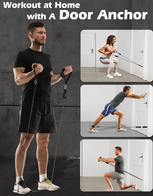 Load image into Gallery viewer, Resistance Bands Set, 270 Lbs Heavy Exercise Resistance Bands with Handles Door Anchor for Muscle Training Stretching Workout Bands for Home Gym
