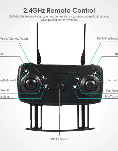 Load image into Gallery viewer, Drone with Camera 4K, Drones for Adults, Wifi FPV RC Quadcopter with Multiple Flight Modes, 3D Flip Foldable Mini Drones Toys Gifts for Kids Beginners, Headless Mode, One Key Start Mode
