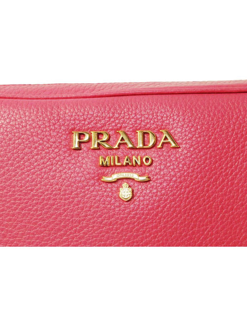 Load image into Gallery viewer, New  Argilla Grey Vitello Phenix Leather Double Zip Crossbody Bag 1BH079
