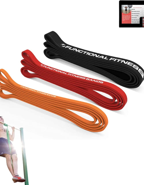 Load image into Gallery viewer, Pull up Assistance and Resistance Bands, Set of 3 Exercise Bands
