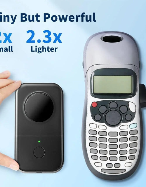 Load image into Gallery viewer, Label Maker Machine with Tape - D30 Thermal Smart Mini Label Printer - Bluetooth Wireless Portable Labeling Printer(Black)
