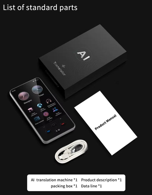 Load image into Gallery viewer, Portable Language Translator Device 138 Languages Voice Translating Offline Translation Simultaneous Text/Photo Translate

